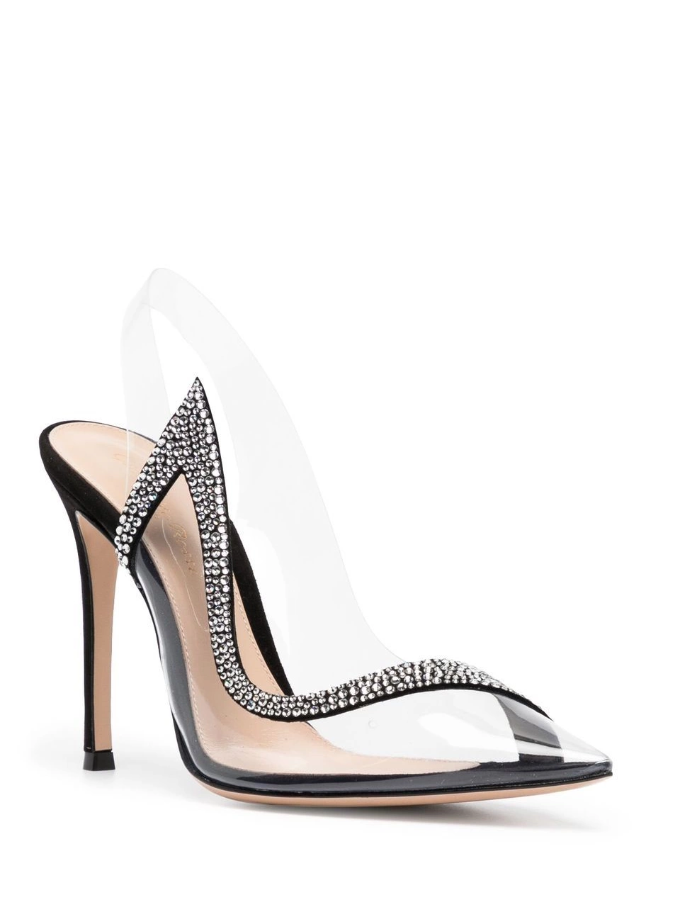 Affordable slingback embellished Rossi Hortensia Gianvito pumps 105mm Women 0430